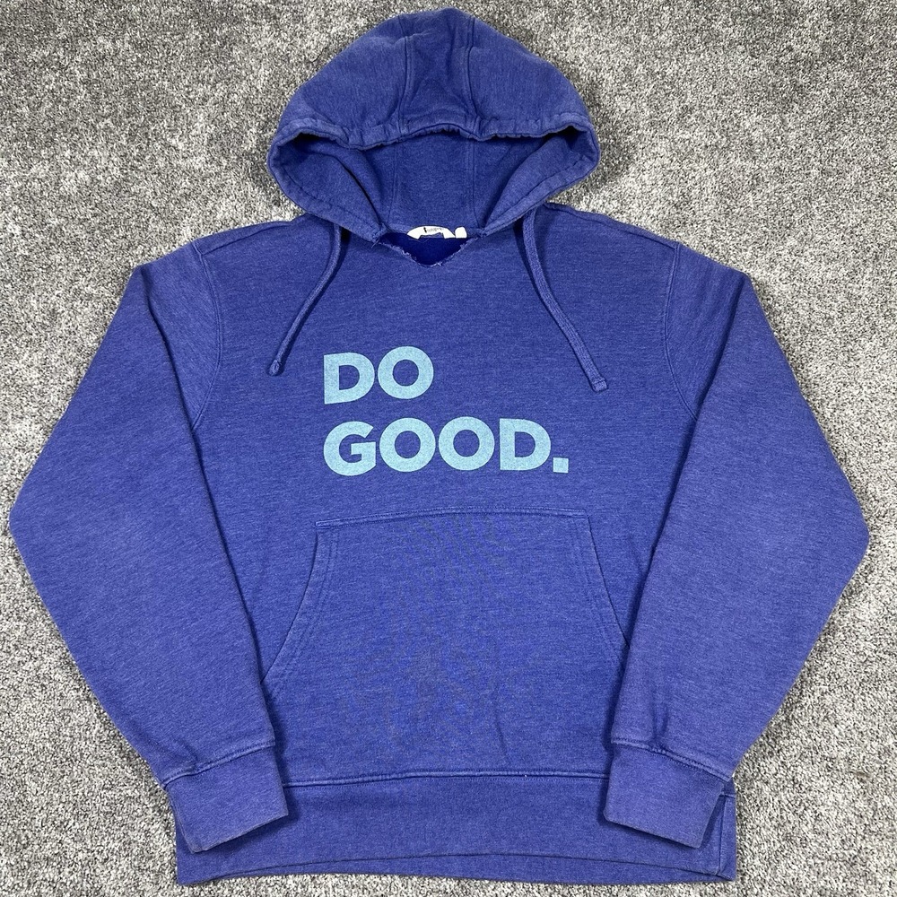 Cotopaxi Do Good Hoodie Sweatshirt Blue Mens Size Medium Outdoor Hiking Nature